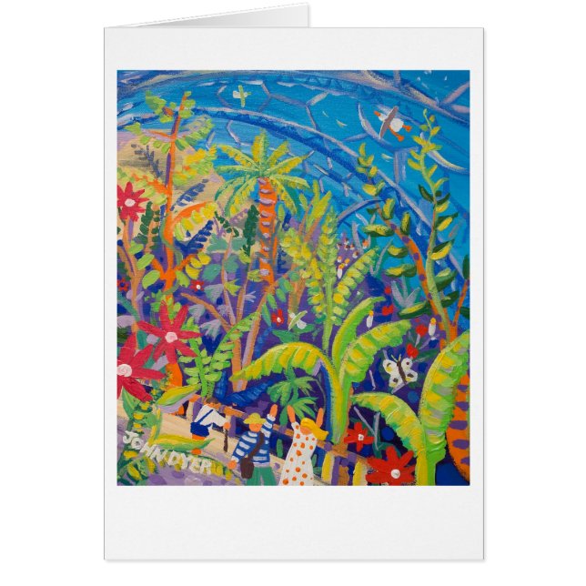 Art Card: regenwoud. Eden Project (Voorkant)