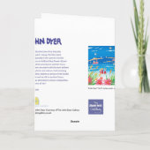 Art Card: Scilly Days, Scilly Isles, Tresco Kaart (Achterkant)