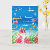 Art Card: Scilly Days, Scilly Isles, Tresco Kaart (Gele Bloem)