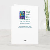 Art Card: "Time Watches Us: Fall" Kaart (Achterkant)