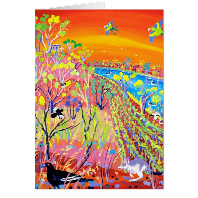 Art Card: Wetland Wildlife Post (Voorkant)