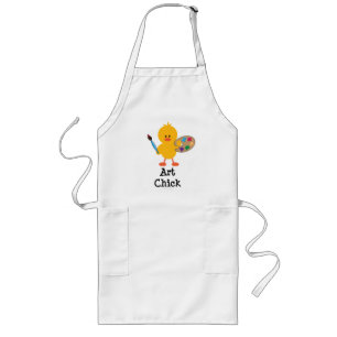 Art Chick Apron Lang Schort