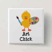 Art Chick Button (Voorkant)
