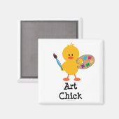 Art Chick Magnet (Voorkant / Achterkant)