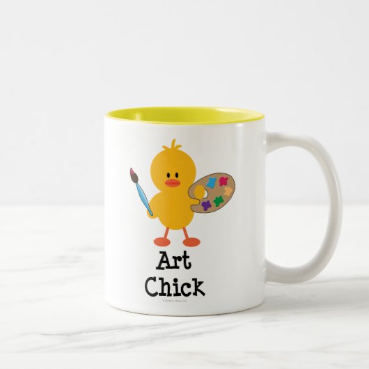 Art Chick-Mok Tweekleurige Koffiemok (Rechts)