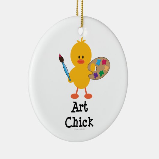 Art Chick Ornament (Rechts)