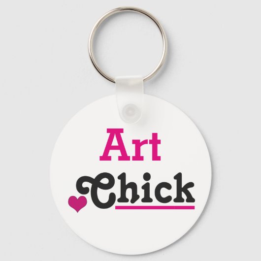 Art Chick Sleutelhanger (Voorkant)