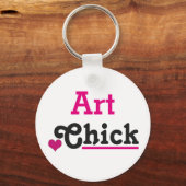 Art Chick Sleutelhanger (Voorkant)