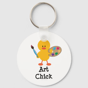 Art Chick Sleutelhanger