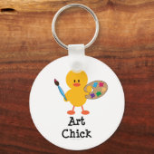 Art Chick Sleutelhanger (Voorkant)
