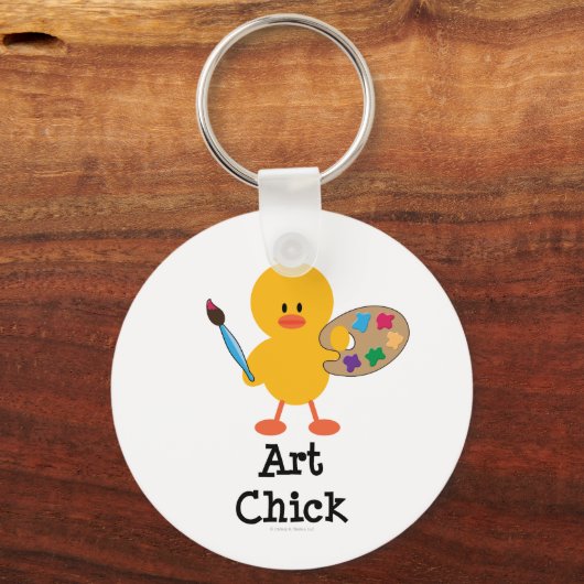 Art Chick Sleutelhanger (Voorkant)
