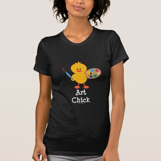 Art Chick T-shirt (Voorkant)