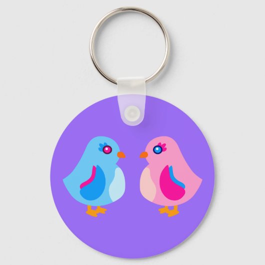 Art Chicken Sleutelhanger (Voorkant)