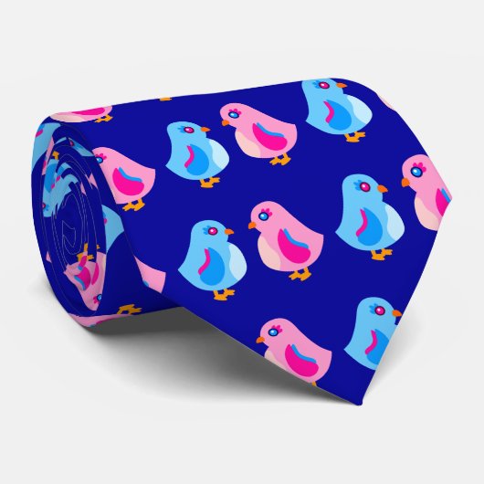Art Chicken Stropdas (Opgerold)