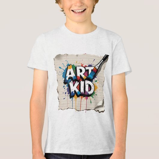 Art Class  for Sketchbook Rebels & Art Teachers Tri-Blend Shirt (Voorkant)