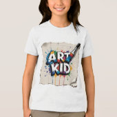 Art Class  for Sketchbook Rebels & Art Teachers Tri-Blend Shirt (Voorkant)