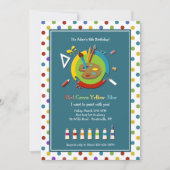 Art Class Invitation Kaart (Voorkant)