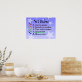Art Class Rules Poster (Keuken)