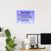 Art Class Rules Poster (Thuiskantoor)