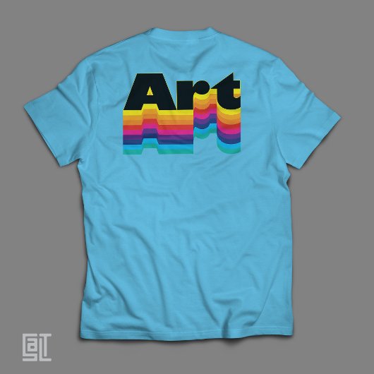 Art Classic Modern kleurrijk Inspirerend T-shirt