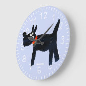 Art Clock: John Dyer Scotty Dog Grote Klok (Hoek)