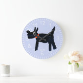 Art Clock: John Dyer Scotty Dog Grote Klok (Huis)