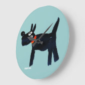 Art Clock: John Dyer Scotty Dog Grote Klok (Hoek)