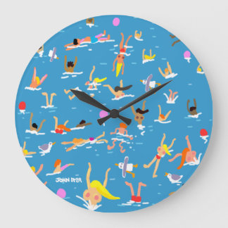 Art Clock: John Dyer zwemmers Grote Klok