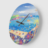 Art Clock: Moeder Ivey's Bay Cornwall Grote Klok (Hoek)