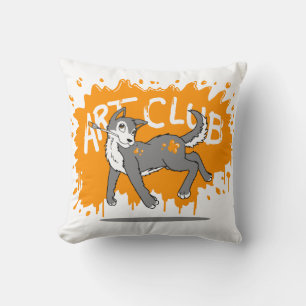 Art Club Husky Worpillow Kussen