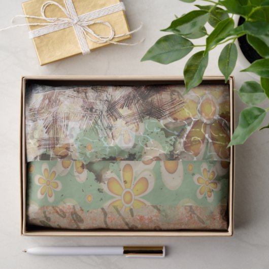 Art Collage 12 Achtergrond 20x30 Ontkoppeling Tissuepapier (Geschenk)