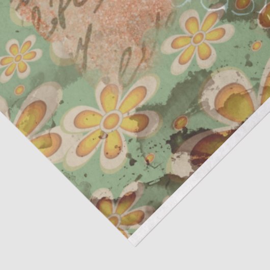 Art Collage 12 Achtergrond 20x30 Ontkoppeling Tissuepapier (Detail)