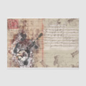 Art Collage Bango Music 31 Decoupage Tissuepapier (Voorkant)