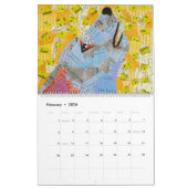 Art Collage Calendar Kalender (Feb 2026)