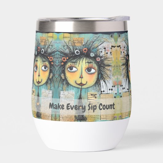 Art collage dame 1 (Links)