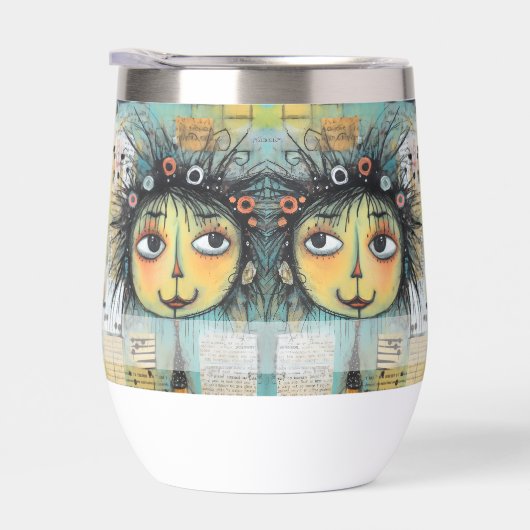 Art collage dame 1 (Rechts)