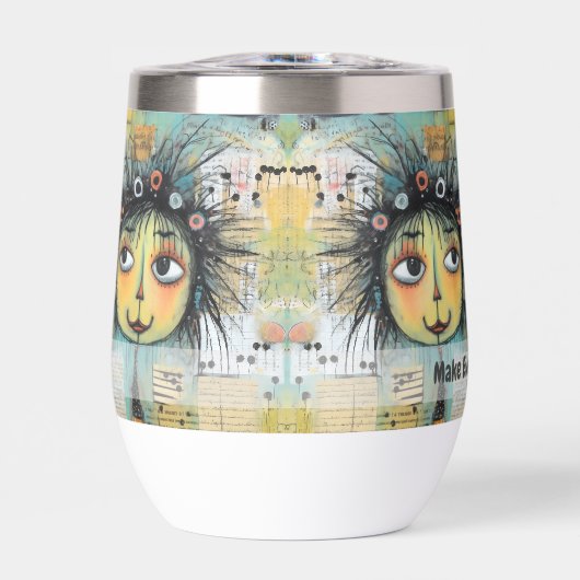 Art collage dame 1 (Voorkant)