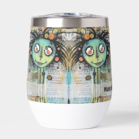 Art collage dame 10 (Voorkant)