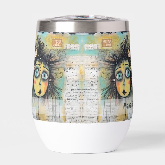 Art collage dame 12 (Voorkant)