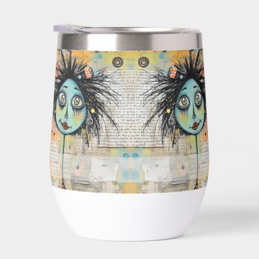 Art collage dame 2 (Rechts)