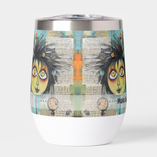 Art collage dame 3 (Voorkant)