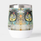 Art collage dame 4 (Achterkant)