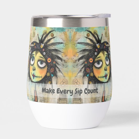 Art collage dame 6 (Links)