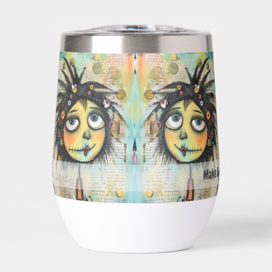 Art collage dame 6 (Voorkant)