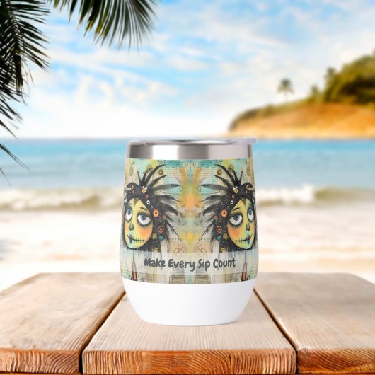 Art collage dame 6 (Strand)