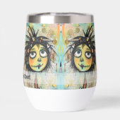 Art collage dame 6 (Achterkant)