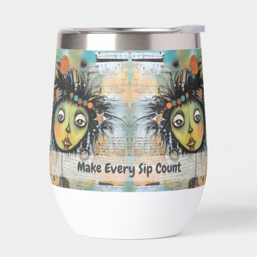 Art collage dame 7 (Links)