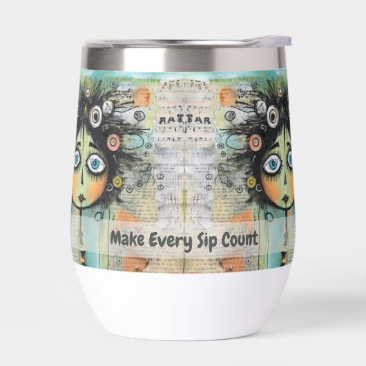 Art collage dame 8 (Links)