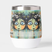 Art collage dame 8 (Achterkant)