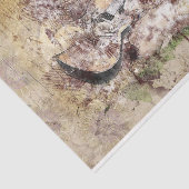 Art Collage Guitar Music 33-decoupage Tissuepapier (Detail)